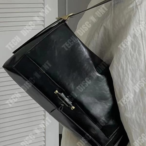 TD® Stor kapacitet läder väska mode dam en-axel ryggsäck underarm ryggsäck diagonal väska pendlarväska