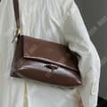 Miniatyrbild 2 av 4: TD® Fashion dam ryggsäck stor kapacitet messenger bag en axel underarm diagonal väska pendlarväska äkta läderväska