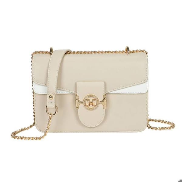 Elegant Gallantry Beige Axelsväska för Kvinna