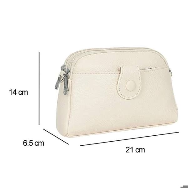 Elegant och Mångsidig Axelväska för Kvinna Gallantry Beige