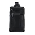 Miniatyrbild 1 av 4: PIQUADRO Tallin Mono Sling Bag Nero [139951] - axelväska handväska