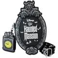 Miniatyrbild 1 av 2: Axelväska - LOUNGEFLY - Disney Haunted Mansion - Svart - Lila - Fosforescerande