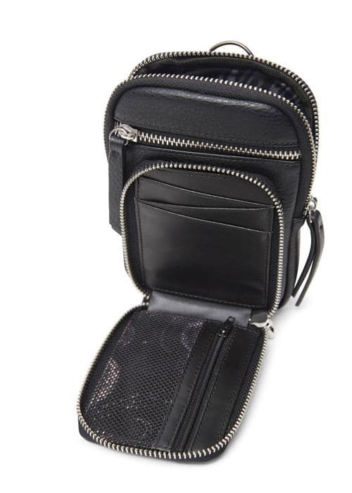 Mobilväska - Desigual - Mone Embossed Half Dafne - Svart - 11x18x5 cm - Dam