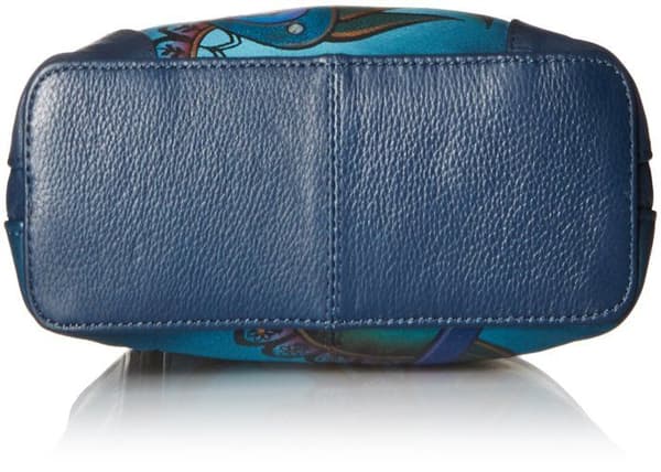 Anuschka - 8109-DPF - Anna av Organiseur i läder med dragkedja, Denim Paisley Floral, One size