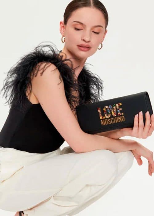 Pochette a hand Love Moschino - JC4335PP0IKJ0000 - damhandväska svart
