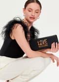 Miniatyrbild 2 av 4: Pochette a hand Love Moschino - JC4335PP0IKJ0000 - damhandväska svart