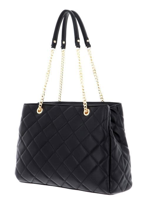 Axelväska - VALENTINO - Ada Shopping Bag - Svart - 100% polyuretan - A4-format