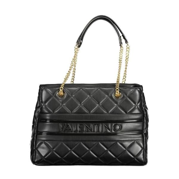 Axelväska - VALENTINO - Ada Shopping Bag - Svart - 100% polyuretan - A4-format