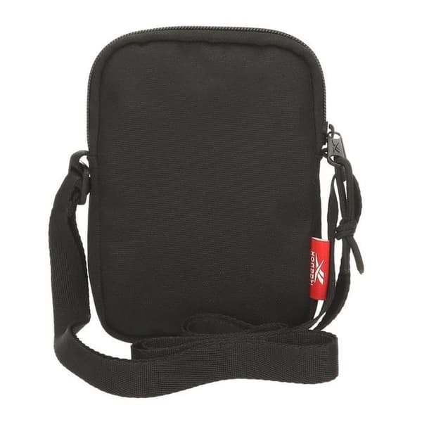 Reebok - 8725121 - Portland Sac Messenger Petit Noir 12 x 17 x 2,5 cm Polyester, Noir, Talla única, Petite bandoulière