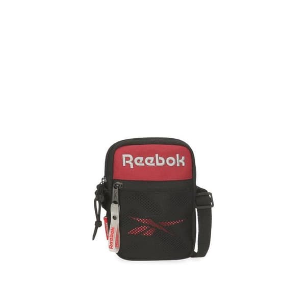 Reebok - 8725121 - Portland Sac Messenger Petit Noir 12 x 17 x 2,5 cm Polyester, Noir, Talla única, Petite bandoulière