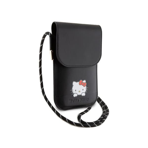 Sidedväsk - Hello Kitty - Daydreaming Cord - Läder - Svart - Unisex