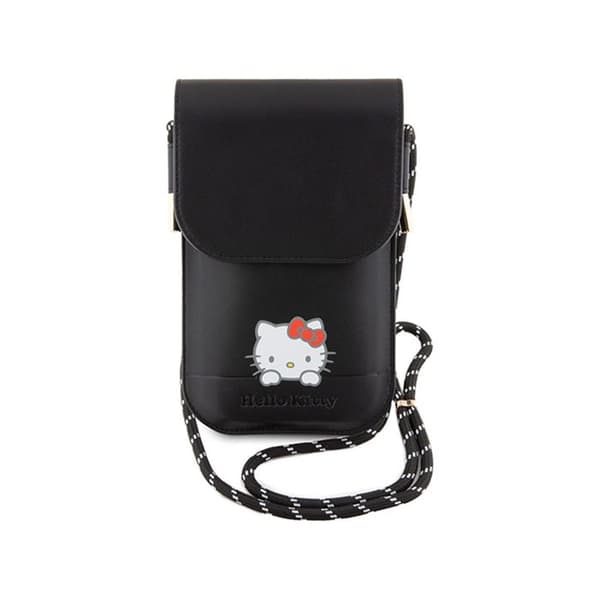 Sidedväsk - Hello Kitty - Daydreaming Cord - Läder - Svart - Unisex