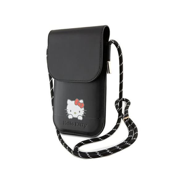 Sidedväsk - Hello Kitty - Daydreaming Cord - Läder - Svart - Unisex