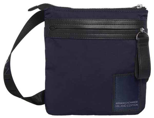 Armani Exchange - 9526434R83710739 - Milano Edition Crossbody, Plat Hommes, Blå Natt, One Size