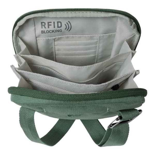 Axelväska - Eagle Creek - Stash RFID Crossbody Bag - Mörkgrön - 100% polyester - 15x20x2.5cm