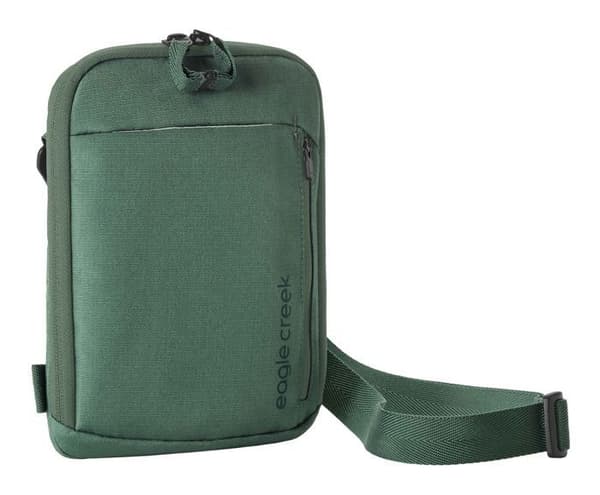 Axelväska - Eagle Creek - Stash RFID Crossbody Bag - Mörkgrön - 100% polyester - 15x20x2.5cm