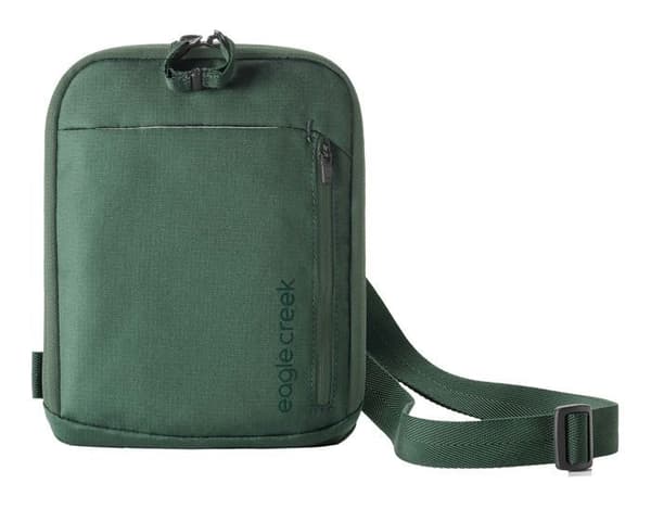 Axelväska - Eagle Creek - Stash RFID Crossbody Bag - Mörkgrön - 100% polyester - 15x20x2.5cm