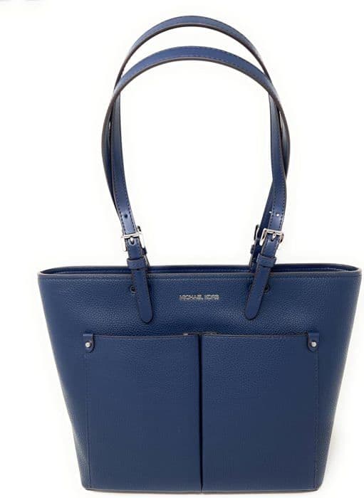 Handväska - Michael Kors - Jet Set Travel - Mörkblå - Vegetabiliskt läder - Mellanstor storlek