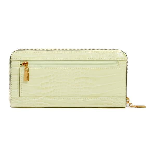 GUESS Laurel Large Zip Around L Ljus Lime [172160] - plånbok plånbok