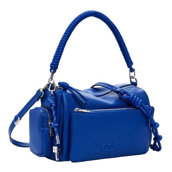 Desigual Axelremsväska blå för kvinnor - Fantasy Half Banana Handbag Royal 310872