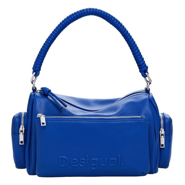 Desigual Axelremsväska blå för kvinnor - Fantasy Half Banana Handbag Royal 310872