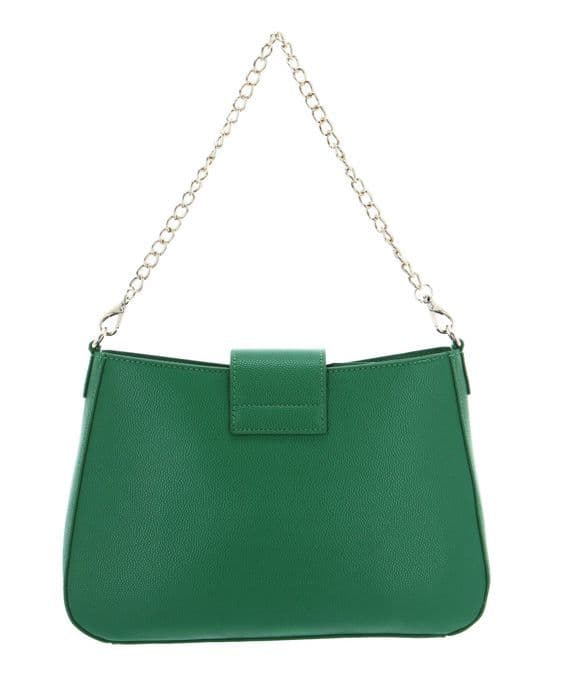 Crossbody axelväska - VALENTINO - Divina Hobo Bag - Grön - 28x22x6 cm - 100% polyuretan
