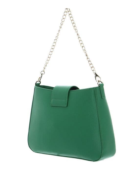 Crossbody axelväska - VALENTINO - Divina Hobo Bag - Grön - 28x22x6 cm - 100% polyuretan