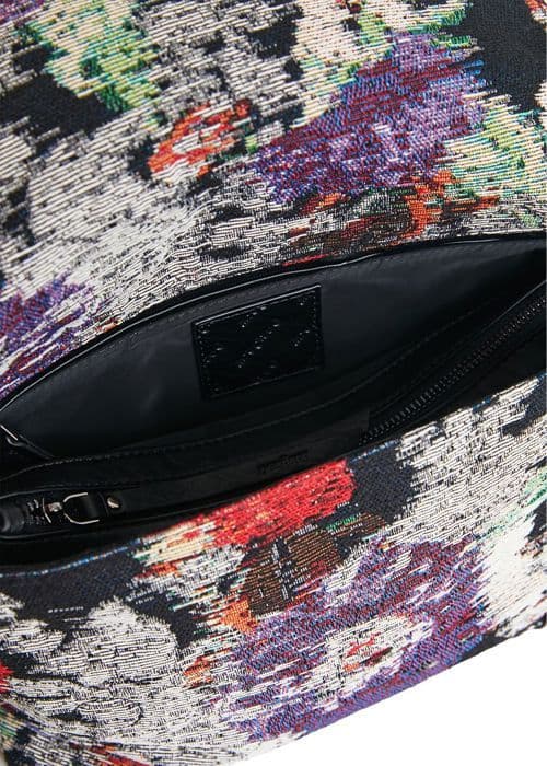 Axelväska - Desigual - Phantom Venecia Maxi - Vit/Lila - One Size - Dam