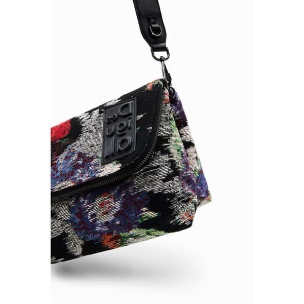 Axelväska - Desigual - Phantom Venecia Maxi - Vit/Lila - One Size - Dam