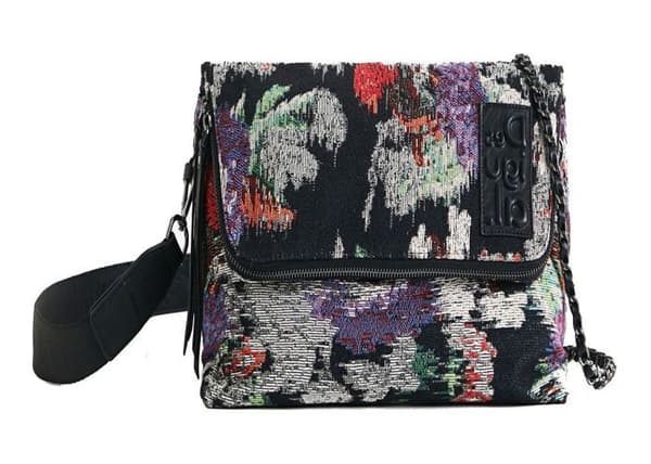 Axelväska - Desigual - Phantom Venecia Maxi - Vit/Lila - One Size - Dam