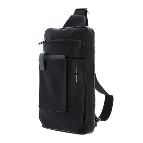 PIQUADRO Tallin Mono Sling Bag Nero [139951] - axelväska handväska