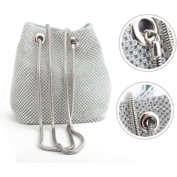 LUI SUI Handväska Kristall Rhinestone Kvällsväskor Clutches Dam Mini Crossbody Handväskor Små plånböcker för fest De