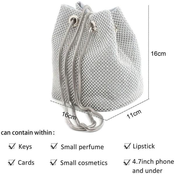 LUI SUI Handväska Kristall Rhinestone Kvällsväskor Clutches Dam Mini Crossbody Handväskor Små plånböcker för fest De