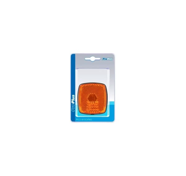 Sidelys 66x62mm gul uten pære