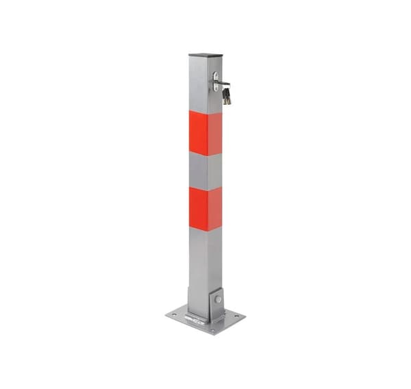 Aflåselig parkeringsstolpe 655x60x60mm