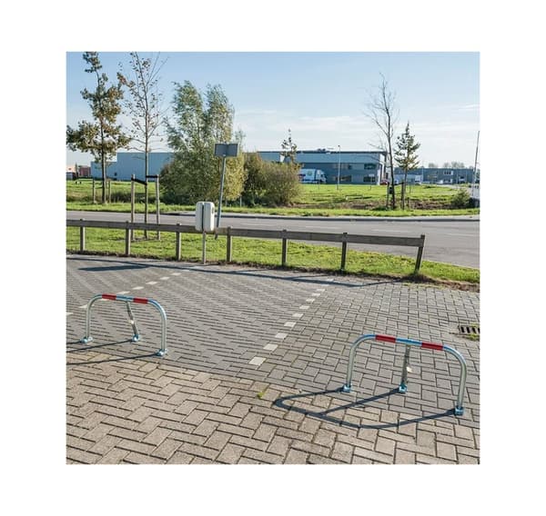 Parkeringsbom låsbar sammenleggbar