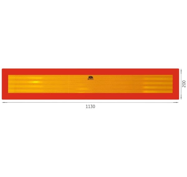 Varselplate 1PC reflekterende 1130x200mm TI-PG