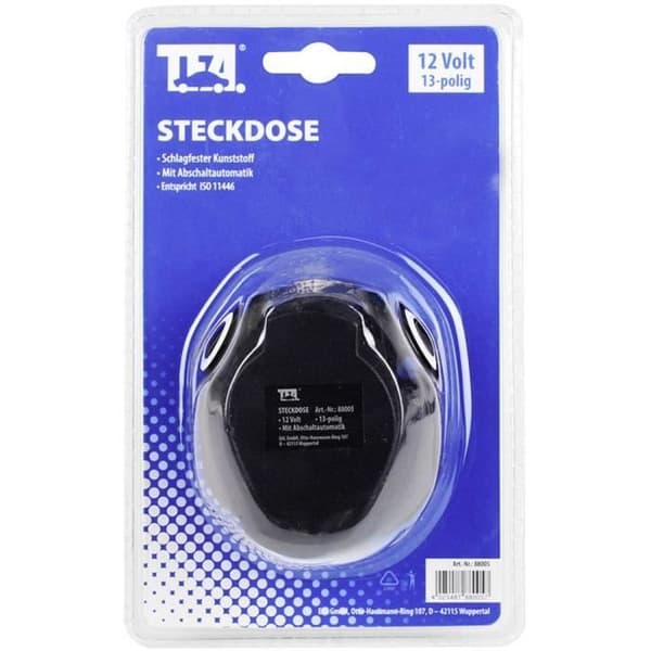 TFA Auto 88005 släpvagnsuttag [ - 13-stifts uttag] Plast 1 st.