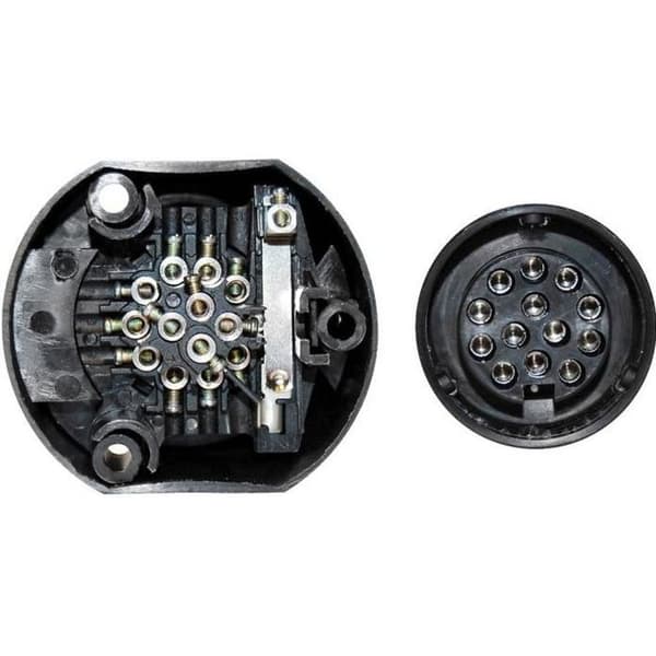 TFA Auto 88005 släpvagnsuttag [ - 13-stifts uttag] Plast 1 st.
