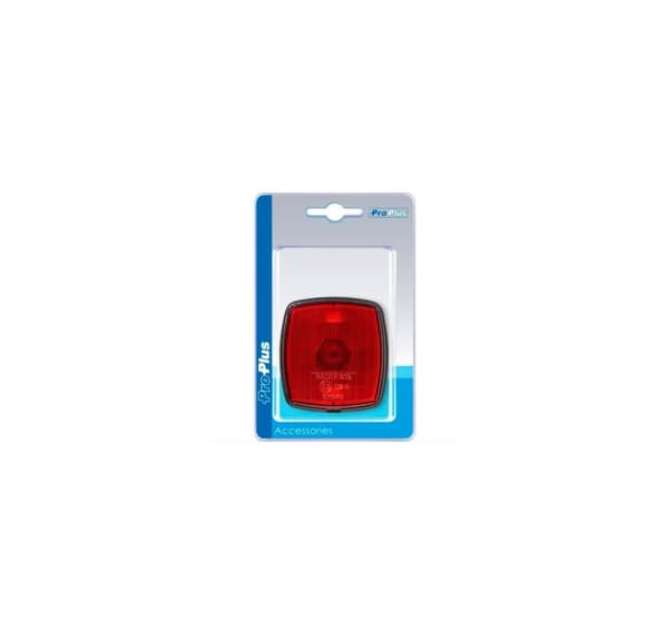 Bakljus röd 66x62mm utan glödlampa