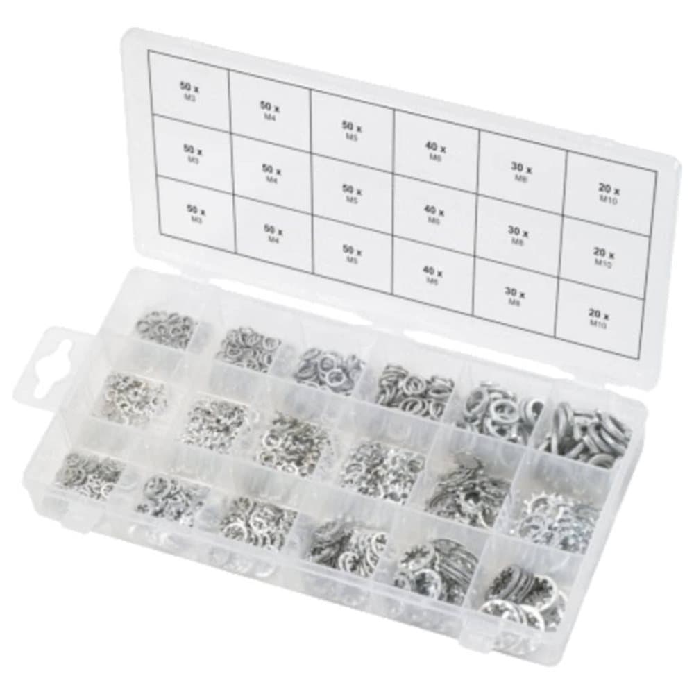 KS Tools Tannede og standard skiver 720 stk