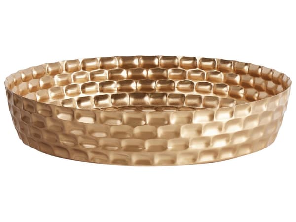 Bricka dekorativ guld SUEZ