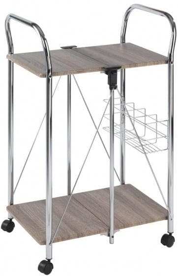 serveringsvagn Liky 56,5 x 90,5 cm trä/metall natur