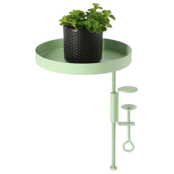 Esschert Design Kasvialusta puristimella pyöreä vihreä M