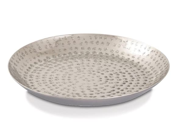 Deco Tray Ø 28 cm runt silver-dekorativt bricka Candlelight Tray