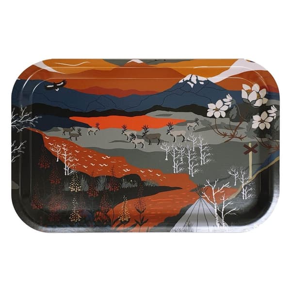 Fjällvandring Bricka - Orange