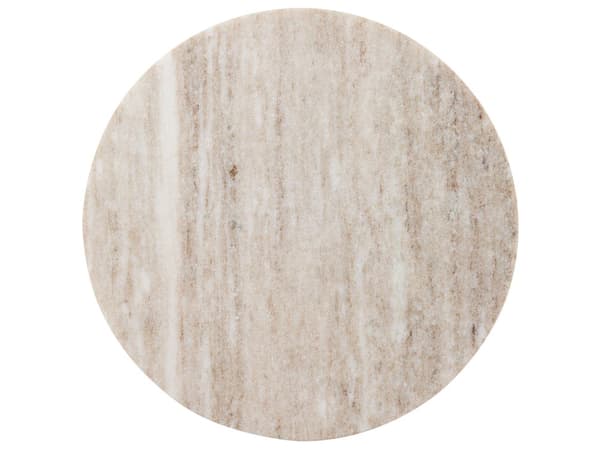 Kakkutarjotin hiekanbeige marmori 30 x 30 x 4 cm pyöreä pyörivä moderni tyyli