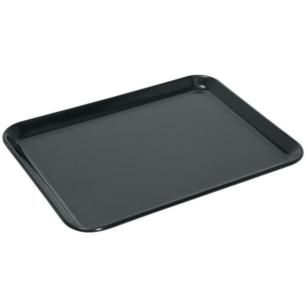 Melamin matskål 350x240x17mm svart - Hendi 569207
