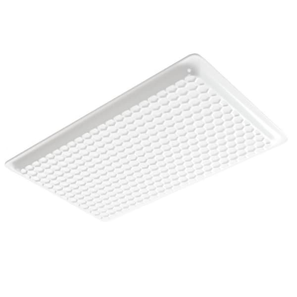 Buffétråg för mat av melamin GN1/2, höjd 20 mm, vit - Hendi 566015