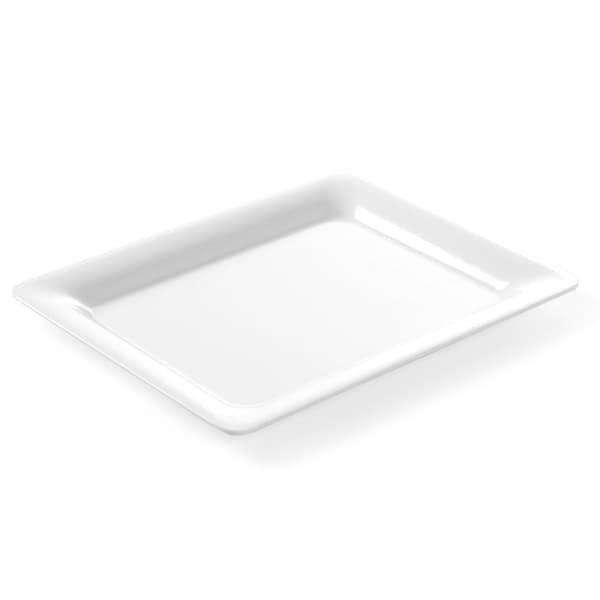 Buffétråg för mat av melamin GN1/2, höjd 20 mm, vit - Hendi 566015